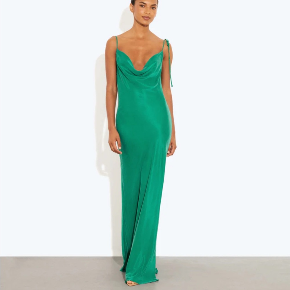Rat & Boa Emerald Green Dress - Picture 2 of 5